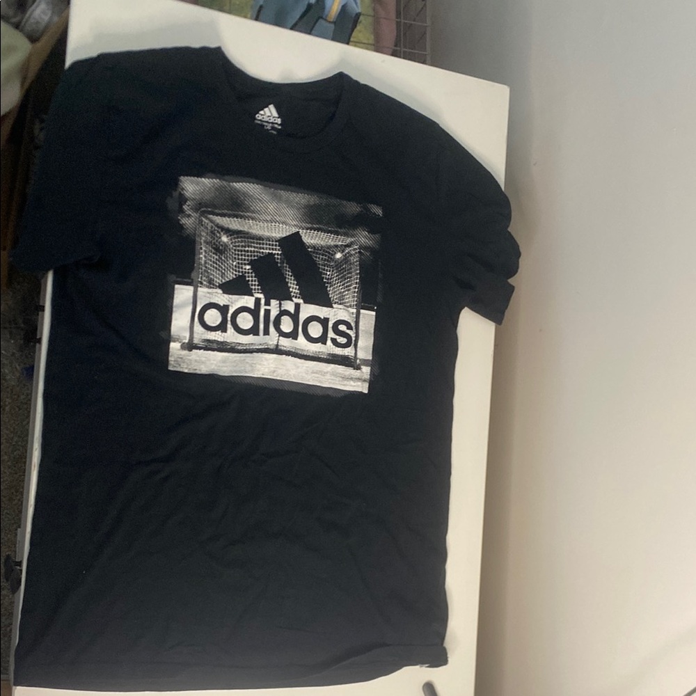 Adidas Black Graphic T-Shirt